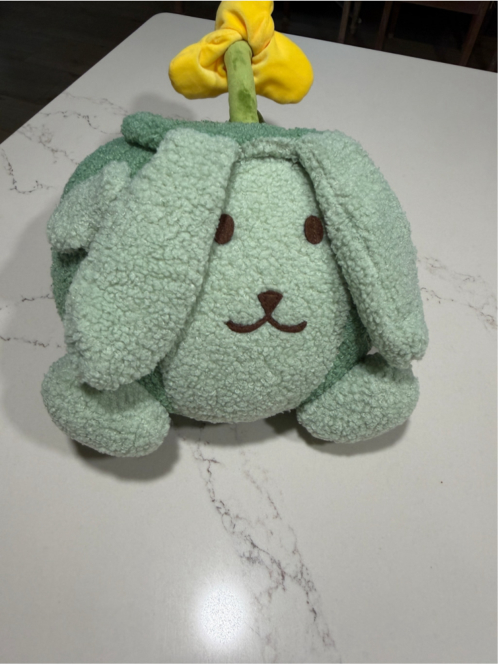 NEW Happy Easter Fleece Soft Flower Pot Shaped Plush 8x8.5”